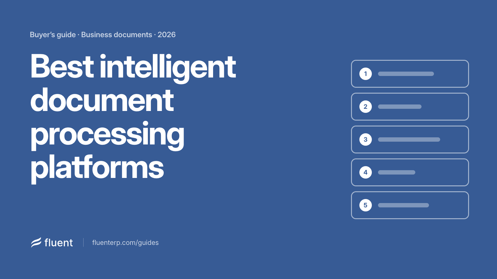 Las mejores plataformas de procesamiento inteligente de documentos para documentos de negocio (2026)
